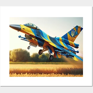 Ukrainian F-16 Posters and Art